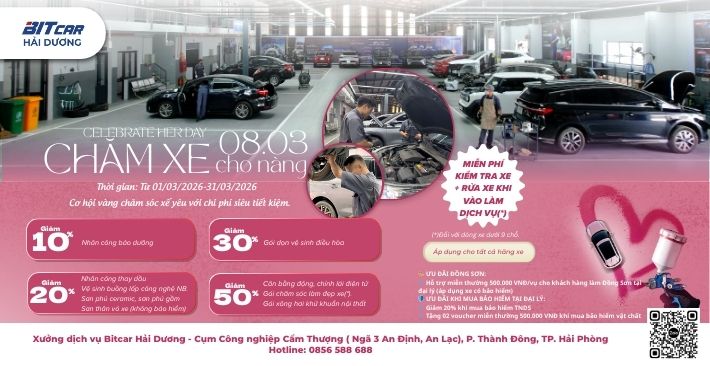 Khuyến mại dịch vụ chào mừng Quốc tế phụ nữ